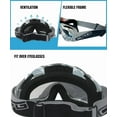 thumbnail image 4 of Motorcycle Goggle ATV Dirt Bike Off Road Racing Motocross Goggles for Men,Women, Adults, 4 of 6