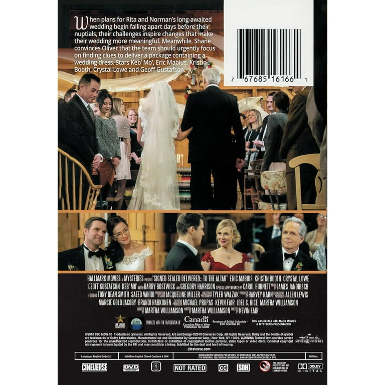 Signed, Sealed, Delivered: To the Altar (DVD), Hallmark