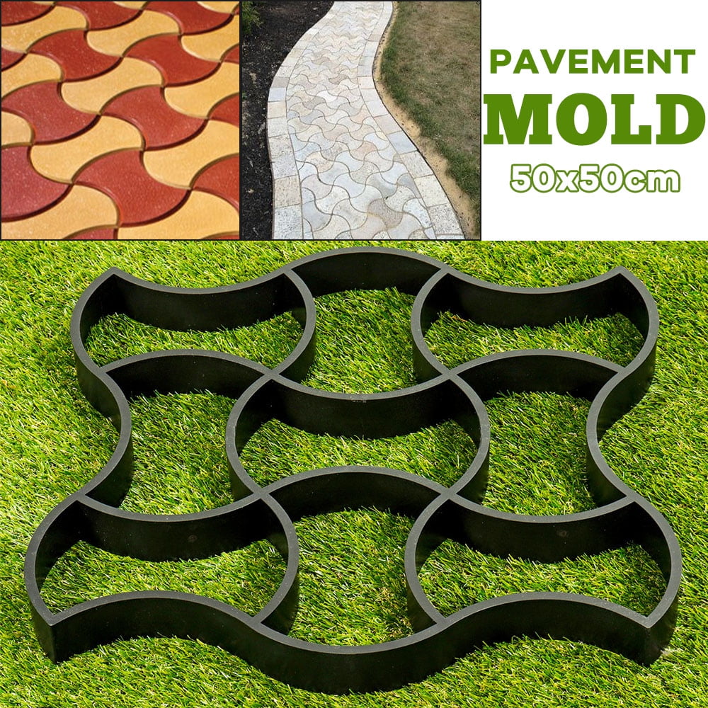 DIY personality floor mould Walk Maker garden paving mould plastic floor mould 