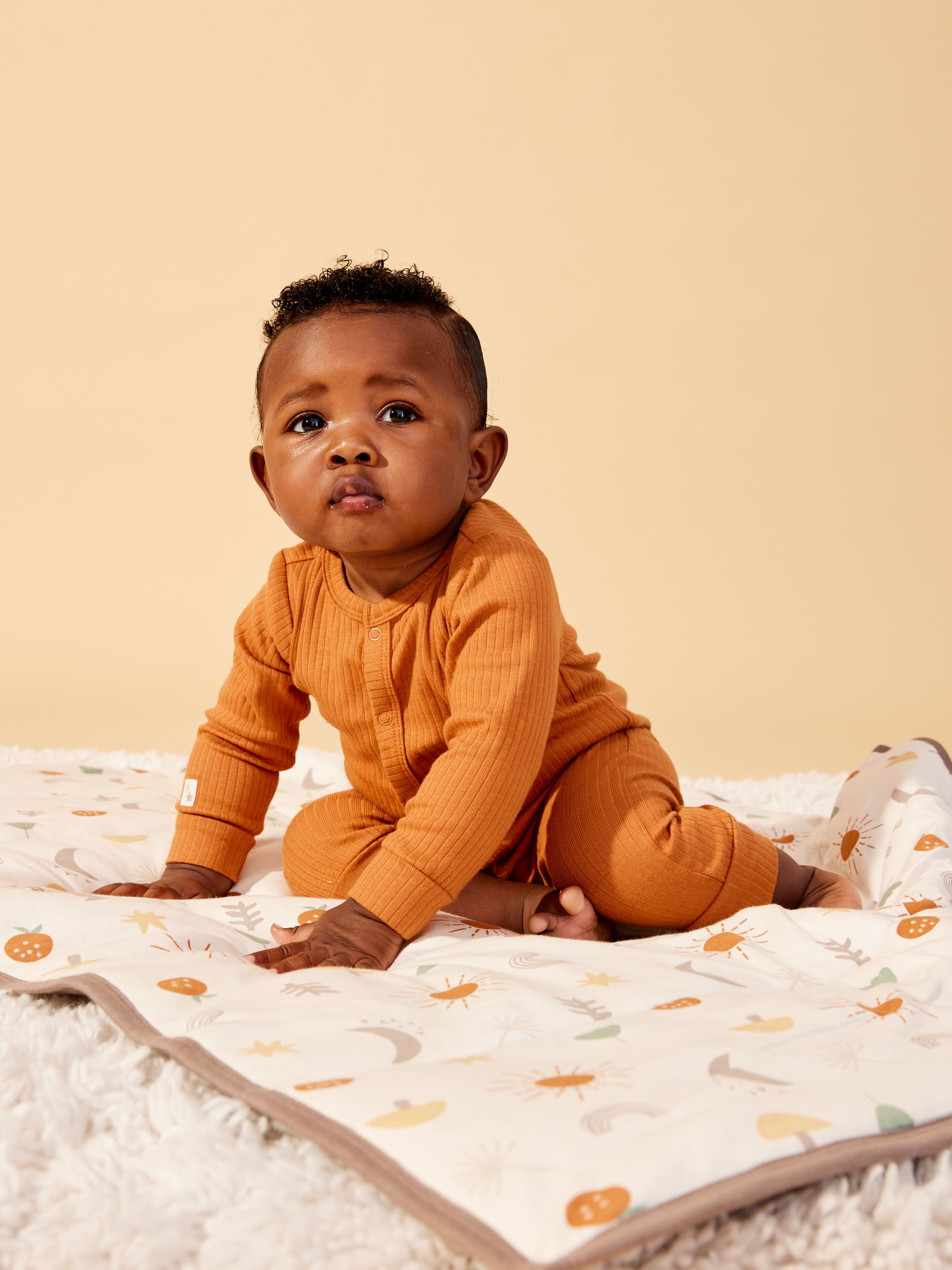 Little Star Organic Cotton Toddler Quilt, Toddler Bed, Unisex, Reversible