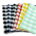 thumbnail image 5 of Aiking Home 14"x62" Picnic Check Dinner Table Runner, Polyester, Machine Washable, Single Ply, (Pack of 2) Black/White, 5 of 5