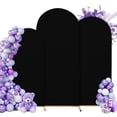 thumbnail image 1 of Wedding Arch Cover Spandex Arch Backdrop Cover (7.2FT,6.6FT,6FT) Set of 3 Arch Backdrop Cover Arch Stand Cover Arch Covers Stretchy Backdrop for Wedding Birthday Party D, 1 of 6