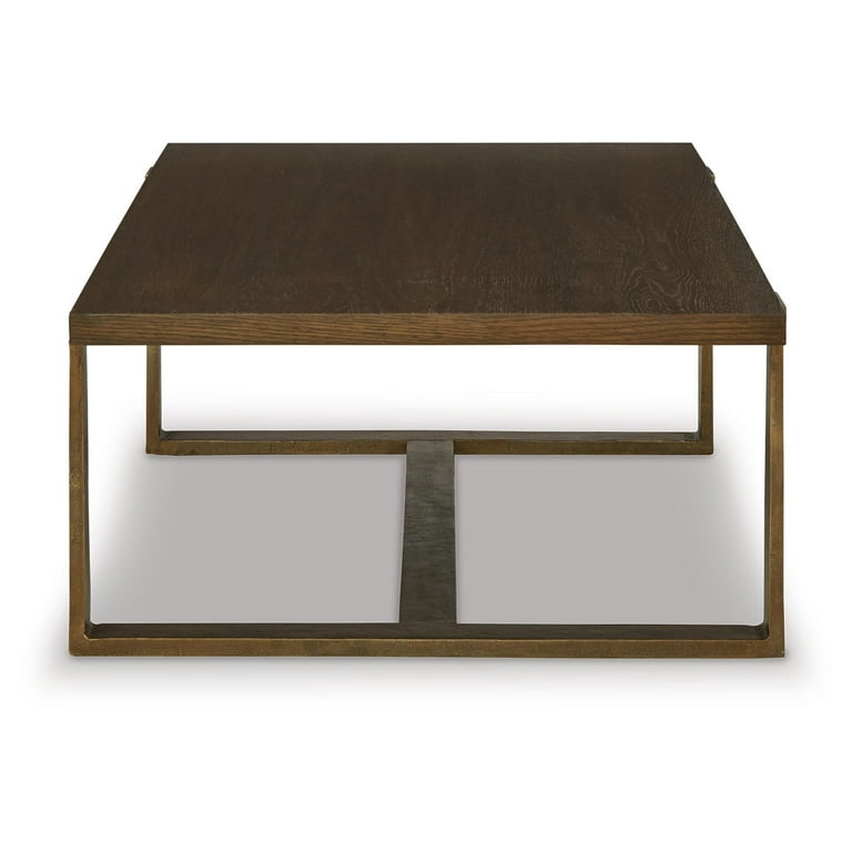 Balintmore Coffee Table - Brown/Gold Finish Balintmore Coffee Table - Brown/Gold Finish