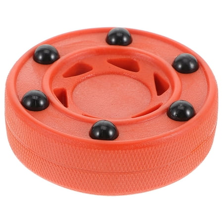LEORX Lightweight High Density Composite Hockey Puck Red 1Pcs