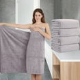 thumbnail image 4 of COVINA Home 4-Pack Bath Towel Set Microfiber Bathroom Towel Set Ultra Soft Plush Oversized Towels Adult Luxury Bath Sheet, 4 of 5