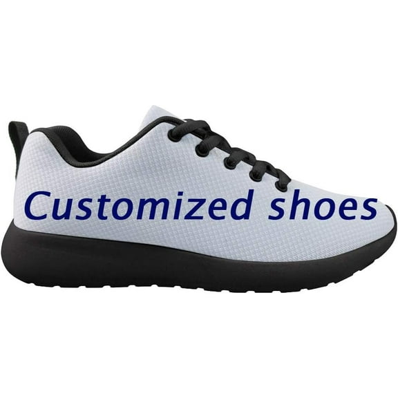 Women Customized Fashion Sneakers Lace-up Lightweight Sport Shoes Ladies Casual Running Hiking Shoes