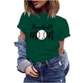 thumbnail image 2 of Lilgiuy Personalized Baseball Mom Shirt - Custom Baseball Mom Shirt with Name and Number for Mothers Day Clearance, 2 of 5