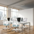 thumbnail image 2 of NEO CHAIR Ergonomic Office Chair, Lumbar Support Mid Back, Mesh Home Office Computer Desk Chair with Armrests, Pastel Mint, 2 of 8