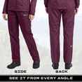 thumbnail image 2 of Arctix Women's River Rain Pant, Plum, X-Large, 2 of 7