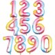 thumbnail image 2 of BRIGHTFUFU Globos con diseño de fiesta de cumpleaños, gran número de globos de papel de aluminio, 10 Uds., 2 of 8