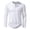 White, variant on Men's Slim Fit Henley Shirts With Long Sleeves And Button Placket, Casual Basic Tees Featuring Solid Color Design Army Green L