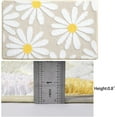 thumbnail image 6 of Evlmd Bathroom Rugs Non Slip Washable, Beige Large Bath Mats for Bathroom Floor, Soft Cute Daisy, Shaggy Soft and Absorbent, Thick Plush Shower Bath Rug Runner Decor, 16" X 24", 6 of 6
