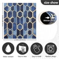 thumbnail image 5 of Yayeee Magnetic Dishwasher Cover for The Front Decoration Home Kitchen Machine Sticker Protector, Blue Hexagon Pattern, 5 of 6
