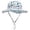 X2 Light Blue, variant on Ticikt Baby Sun Hat Toddler Bucket Hats Summer Sun Protective Kids Beach Hats Wide Brim Outdoor Camping Hat for Boys Girls 0-6Y