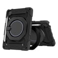 thumbnail image 4 of K-Lion for iPad Pro 11 inch & iPad Air 4th/5th Heavy Duty Rugged Case, 3 Layers Multi-Functional Ring Bracket Pencil Holder Kickstand Shockproof Armor Silicone Case,Black, 4 of 10