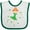 White and Green, variant on Inktastic Irish Princess St Patricks Girls Girls Baby Bib
