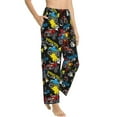 thumbnail image 2 of Fotbe Monster Car Women's Pajama Pants,Sleepwear Pants,Pj Bottoms Drawstring And Pockets-XX-Large, 2 of 9