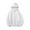 White, variant on Mens Long Sleeves Drawstring Plain Hooded Sweatshirt Pullover Hoodie Casual Tops,Men Casual Basic Pullover Sweatshirts Blouse