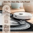 thumbnail image 6 of Design&I 8'x10' Ultra Soft Area Rug, Snake Serpent Round Gothic Coiled Heads Interlocking Scale Field None Fluffy Washable Non Shedding for Bedroom Living Room Under Sectional, 6 of 7