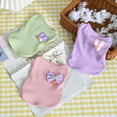thumbnail image 6 of NIBOLOG Summer Pet T-shirt Breathable Solid Color Sleeveless Round Collar Small Medium Dog Puppy Tee Shirt Clothes Pet Supplies, 6 of 7