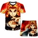thumbnail image 2 of Regalos de cumpleaños para niños, trajes de Demon Slayer, camisetas de manga corta con estampado de dibujos animados de verano, pantalones cortos, 2 unids/set, trajes informales de 12M Gao Jinjia LED, 2 of 2