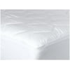 Newpoint Home 370-Thread Count Mercerized Cotton Mattress Pad, Twin, White