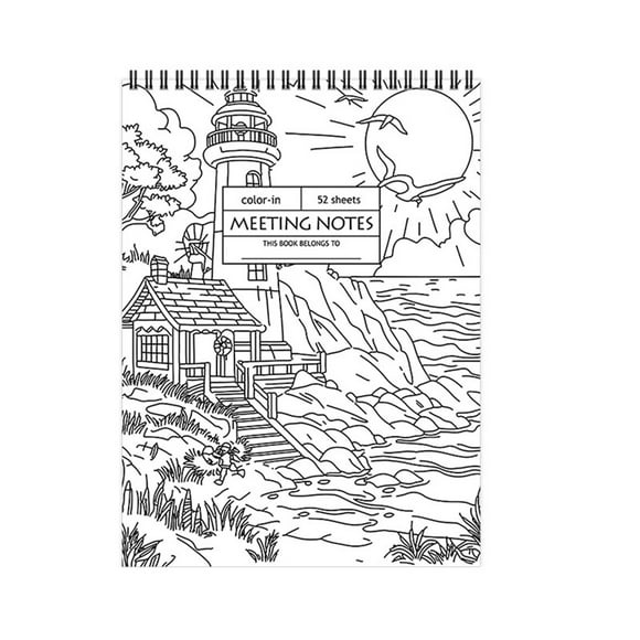 Producto y Popular: Cuaderno para Colorear de 52 Hojas con Diseño de Flores C