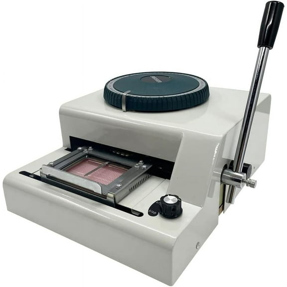 PreAsion 66 Characters Convex Embosser Manual PVC Embossing Machine Coding Stamping Machine
