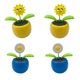 thumbnail image 1 of 4 piezas ergía Adorable cabeza móvil flor escritorio hogar Oficina coche Interior salpicadero decoración Bobble cabeza muñeca Gloria Juguetes de columpio de baile, 1 of 8