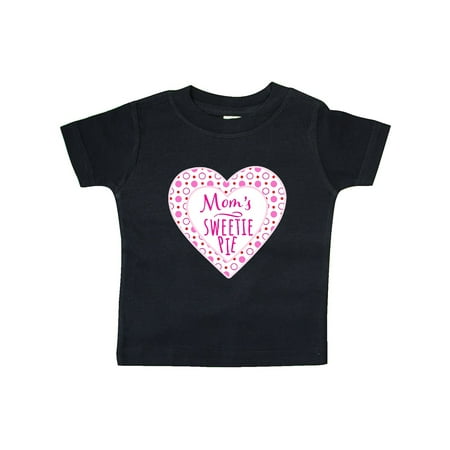 

Inktastic Mom s Sweetie Pie with Pink Hearts Gift Baby Boy or Baby Girl T-Shirt