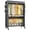 Black, variant on melmine 45"W Rolling Closet Rack with Cover,450lbs Load Capacity Adjustable 81"H Portable Wardrobe with Side Pockets,Black