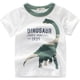 thumbnail image 5 of Camiseta para niños pequeños, ropa para bebés, blusa de manga corta con estampado de tiburón y dinosaurio, 5 of 5