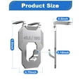thumbnail image 2 of Colgador de cuadros para paneles de yeso, 40 unidades, con capacidad para hasta 18 kg de LZC, 2 of 6