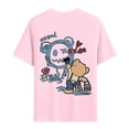 thumbnail image 5 of Men Back Print Graphic T Shirt Short Sleeve Crewneck Tee Posterior Design Top Summer Casual Streetwear Soft Breathable Male Shirt, 5 of 5