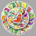 thumbnail image 2 of Paquete de 50 pegatinas con bonitos dibujos animados de verduras y frutas, 2 of 2