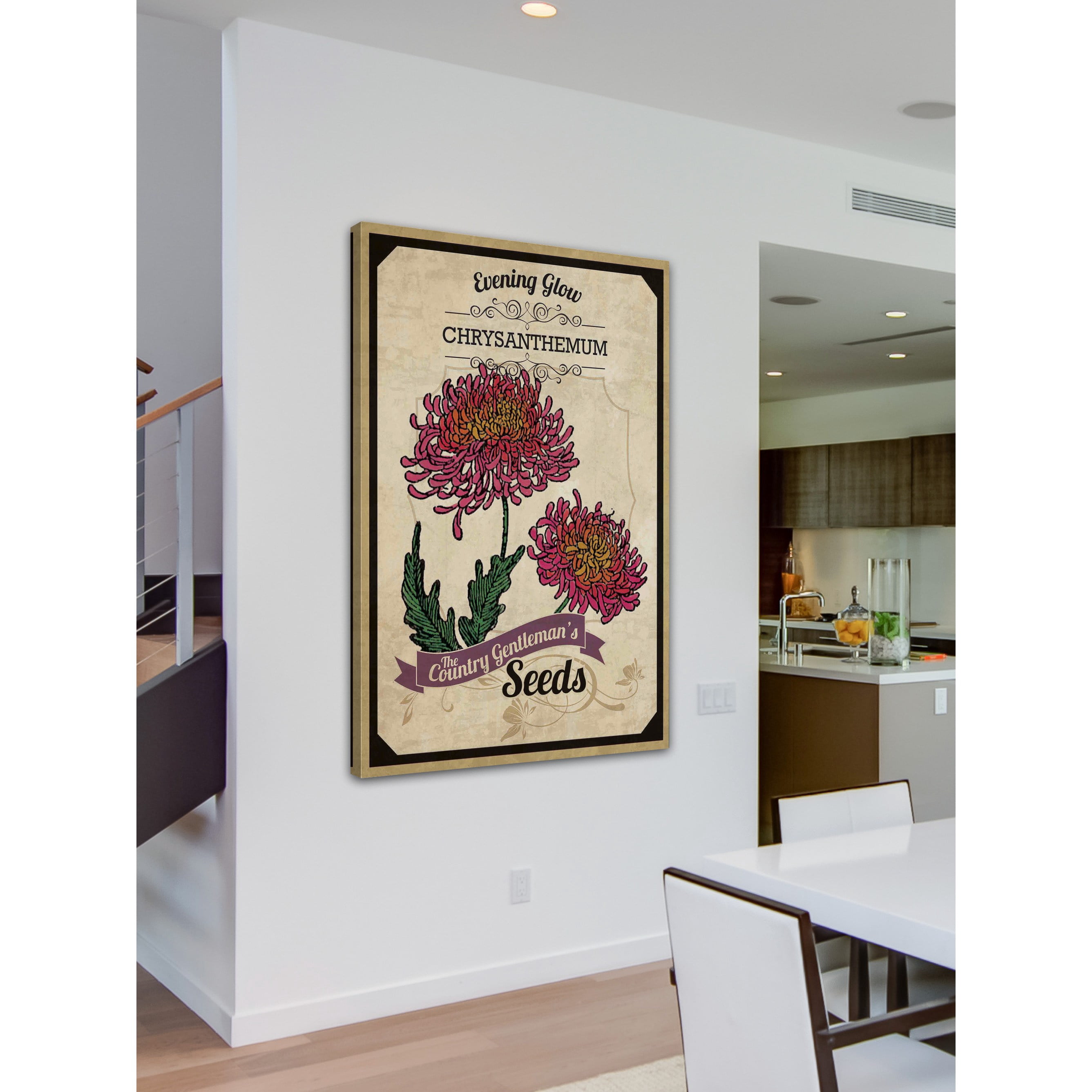 Marmont Hill "Flower Packet Chrysanthemum" Painting Print on Canvas