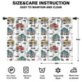 thumbnail image 2 of Blackout Kids Curtains,Monster Cartoon Trucks Cars Pattern Childrens Insulated Curtains Set Of 2,Bedroom Essentials,Toddler Room Decor 42"x54"(106x137cm), 2 of 4