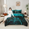 thumbnail image 4 of Manfei Boys Girls Video Game Bedding Comforter Set 2pcs,Abstract Gamepads Twin Comforter Sets Microfiber,Gothic Spider Web Breathable Bedding Set,Luxury Bedroom Decor,Reversible, 4 of 8
