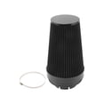 thumbnail image 1 of Filtro de aire de motor de flujo alto de 105 mm Unique Bargains, filtro de admisión de aire frío de abrazadera superior cerrada con 1 abrazadera negra para automóvil, 1 of 6