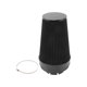 thumbnail image 1 of Filtro de aire de motor de flujo alto de 105 mm Unique Bargains, filtro de admisión de aire frío de abrazadera superior cerrada con 1 abrazadera negra para automóvil, 1 of 6