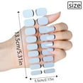 thumbnail image 5 of Gel Nails Stickers Semi Cured Gel Nail Strips Nails Polish Strips Nail Gel Wraps, 5 of 21