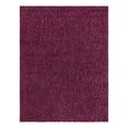 thumbnail image 4 of Unique Loom Solid Shag Collection Area Rug (9' x 12' Rectangle Eggplant Purple), 4 of 6