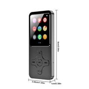 Bluetooth Mp3 Player with Speaker,64GB Portable HiFi Sound Student Player Walkmans Player Digital Music Mp3 Mp4 Player with FM Recorder E-Book,Video