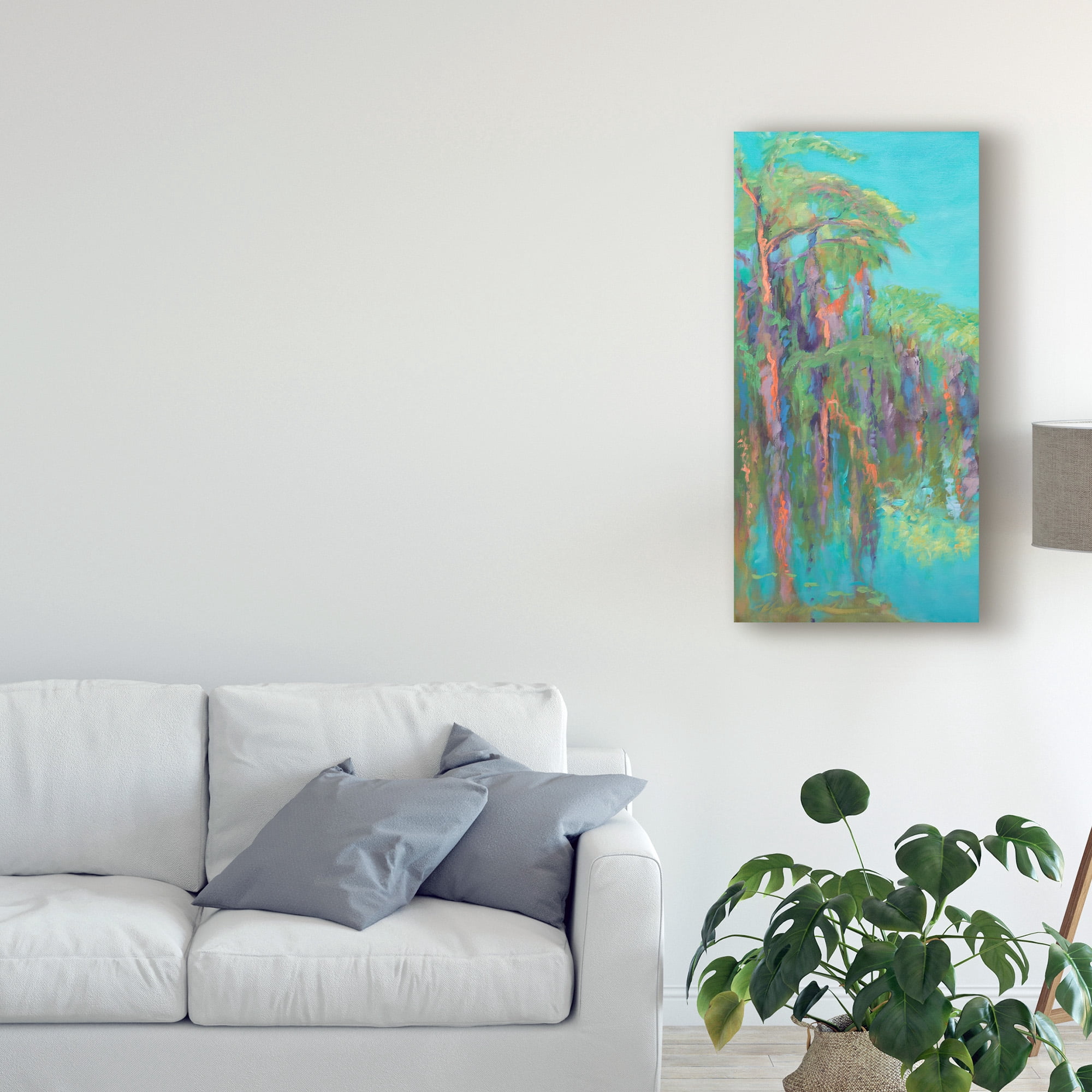 Rios de Colores I' Canvas Art by Suzanne Wilkins