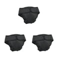 thumbnail image 3 of kurtrusly Physiological Pants For Dogs Experience And With These Tailored Pants Reusable Classic Black L 3Set, 3 of 6