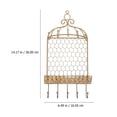 thumbnail image 3 of 1 estante de almacenamiento de joyería con diseño de jaula de pájaros, estante creativo de pared de hierro para joyería kaili Sencillez, 3 of 3