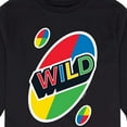 thumbnail image 3 of UNO Wild Card - Toddler And Youth Long Sleeve Graphic T-Shirt, 3 of 5