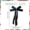 thumbnail image 3 of Christmas Large Velvet Holiday Bow, C Christmas Tree Topper Bow, Cloth Large Velvet Holiday Bow for Christmas Tree Topper, Wreath Wall Door And Festive Home Decor, 3 of 5