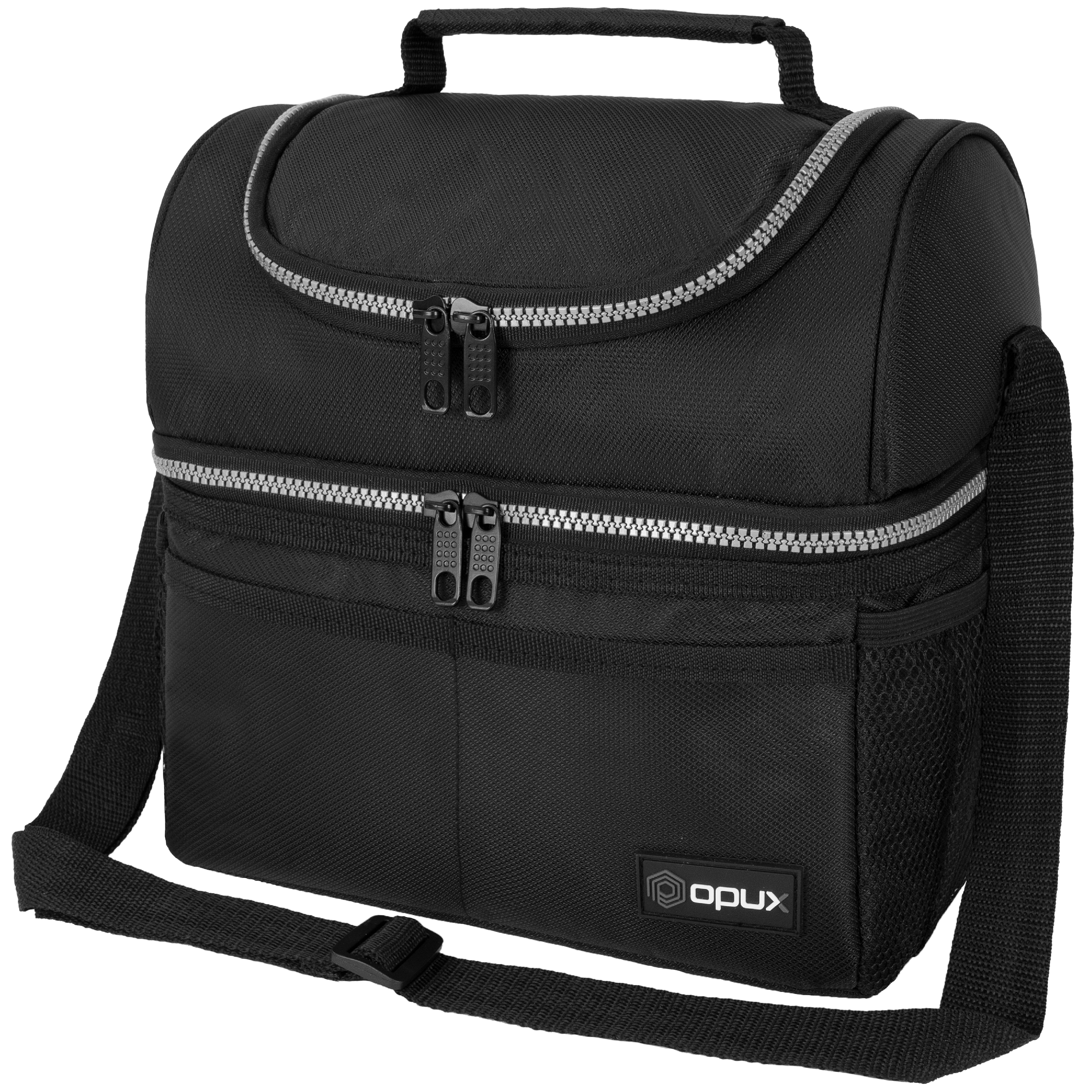 Picnic Cooler Bag Fresh Keeping Insulated Bag for Camping//BBQ//Travel//School//Office Pceewtyt Large Insulated Lunch Bag with Adjustable Shoulder Strap
