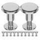 thumbnail image 1 of Handbook Bookbinding Screws for DIY 12Pcs Zinc Alloy Silver Binding Posts, 1 of 5